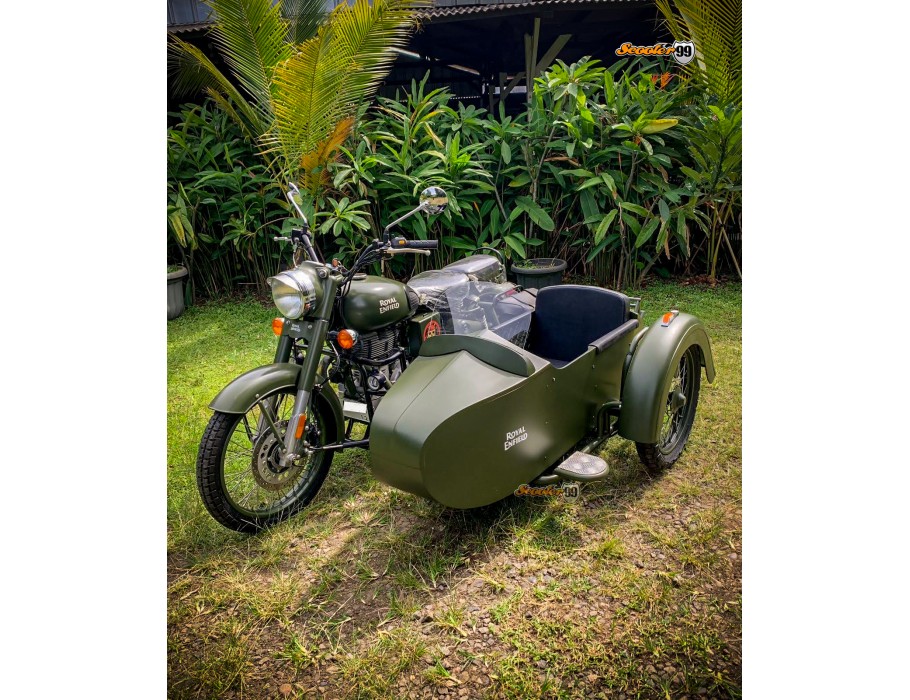 Sidecar Kit for Royal Enfield Military Green Touring Edition